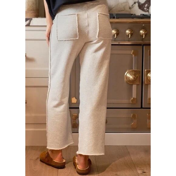 Frank & Eileen Pants - Frank & Eileen Bella Italian Cropped Sweatpant Size Medium Lavender USA